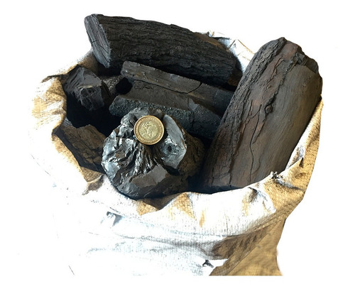 Costal Carbón Premium Seleccionado 10kg ( Trozos Gigantes )