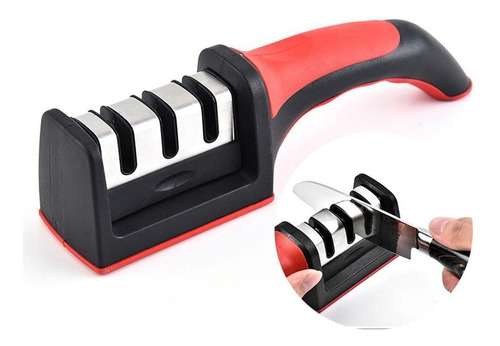 Afilador De Cuchillos Manual Profesional Piedra Cerámica