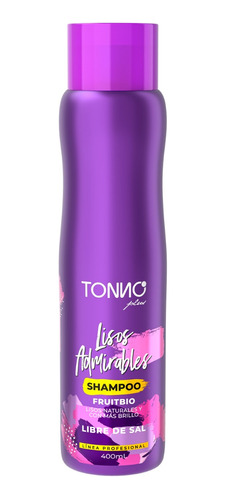 Tonno Plus Shampoo Lisos Admirables Con Fruitbio 400ml