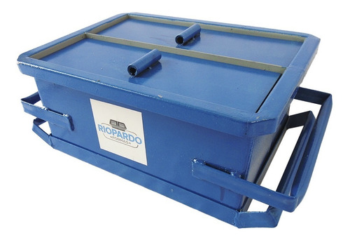 Forma Manual Dupla Para Blocos 14x19x39 3 Furos Com Fundo