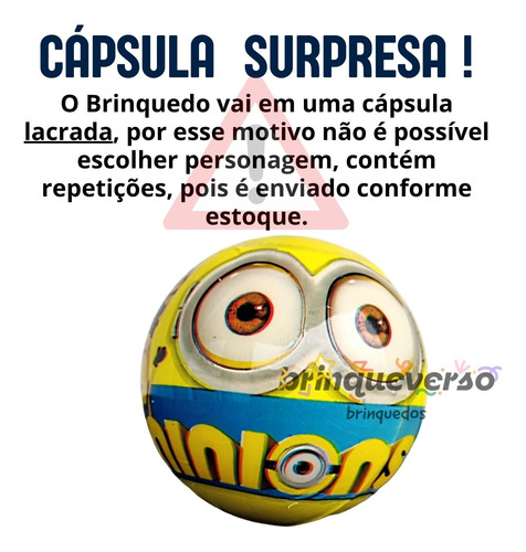 5un Brinquedos Dedoches Minions 2pol