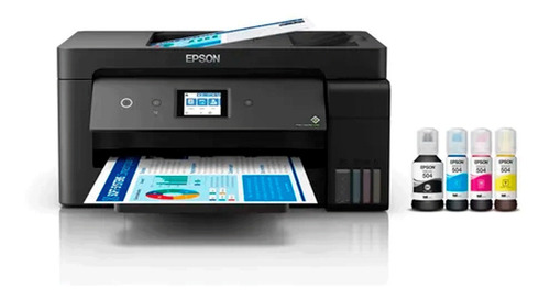 Impresora A Color Epson Ecotank L14150 Con Wifi Negra 220v