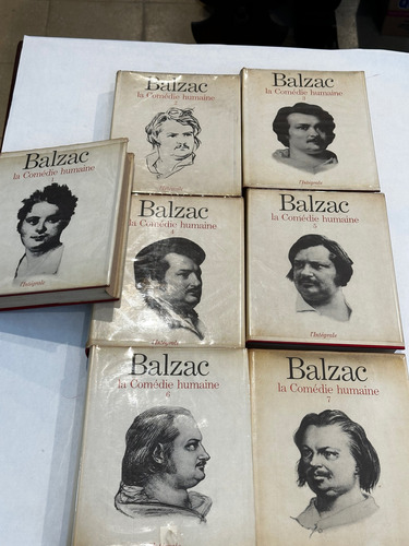 La Comédie Humaine- Honoré Balzac. 7 Ts Completa. En Francés (Usado)