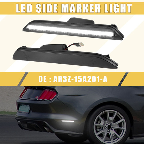 Luces De Marcador Lateral Para Ford Mustang V6 2015-2021 Más