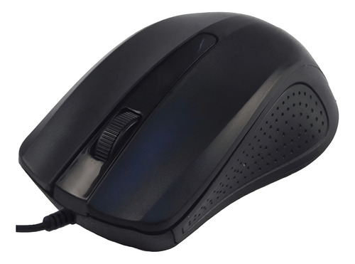 Mouse Usb Fio C3tech Ms-20bk 3 Botoes Preto Pc Notebook