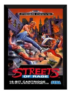 Quadro Mega Drive Streets Of Rage