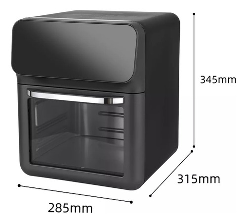Freidora De Aire Digital Multifuncional Air Fryer 10l,negro