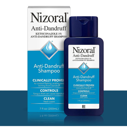 Nizoral Shampoo Ketoconazol 1%  Anticaspa 200ml Original Usa