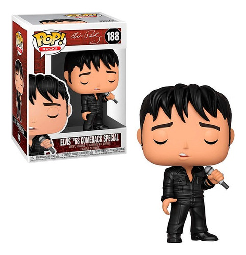 Figura De Acción Rocks Elvis De Funko Pop!