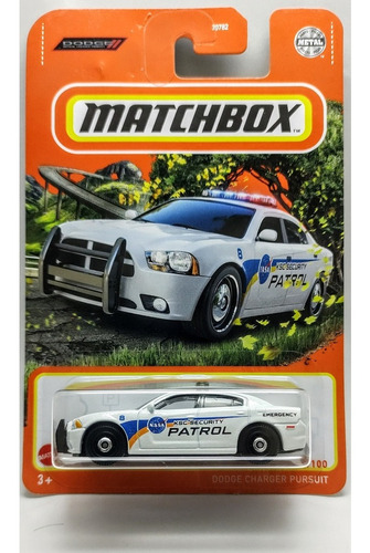 Matchbox - Dodge Charger Pursuit Ksc Nasa - 1/64 - Hfp71