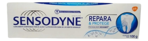  Crema Dental Sensodyne Repara & Protege Diaria 100g Novamin