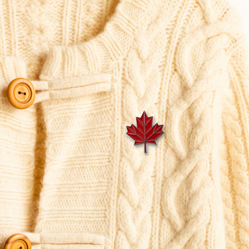 Alfiler De Solapa Canadiense, 10 Unidades: Insignia Con Form