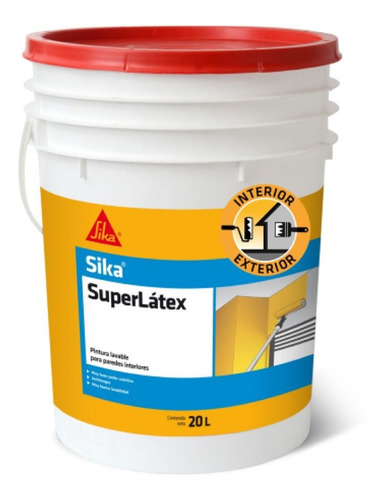 Pintura Sika Superlatex 20lts - Ynter Industrial