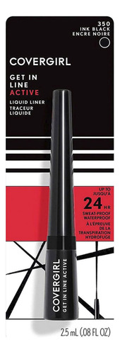 Delineador De Ojos Covergirl Get In Line Active 350 Black 2.5ml