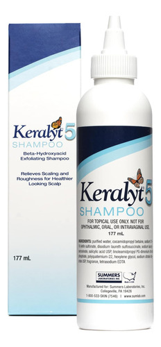 Shampoo Anticaspa Keralyt 5 - Força Máxima 5% De Ácido Salic