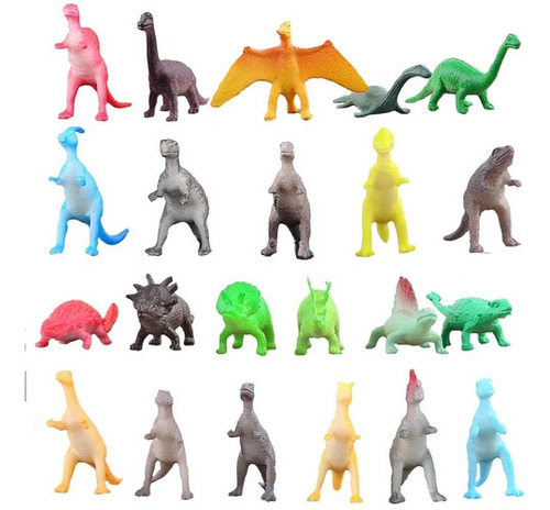 Mini Figuras Dinosaurios Valefortoy  72 Piezas 