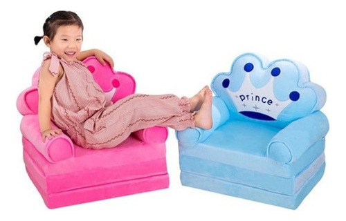 Sofá Plegable For Niños Pequeños, Sillón, Funda Lavable A1