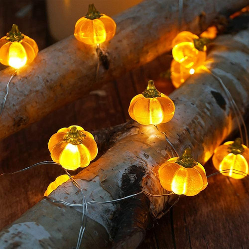 Bohon Halloween Lights 3d Jack-o-lantern 10ft 30 Leds Pumpki