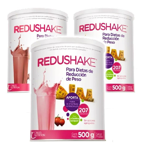 Redushake 500g Cibeles - Suplemento - Batido Sustituto Comid