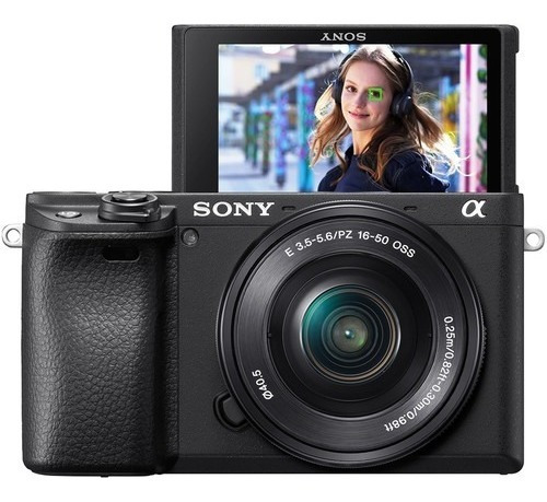 Sony A6400 16-50mm Oss + Bolsa + Tripé + Cartão 64gb Nf