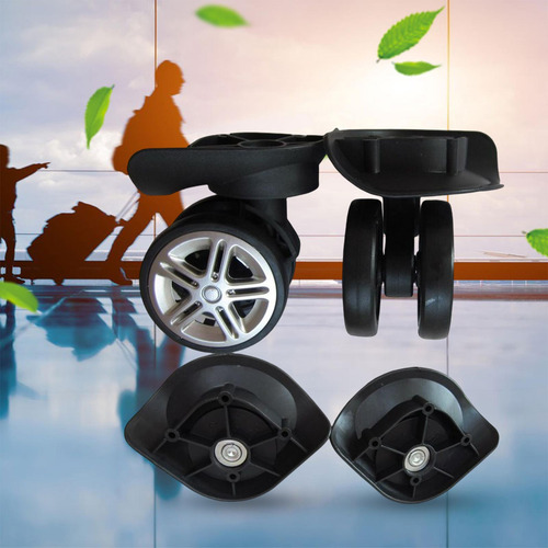 4 X 58mm Luggage Replacement Wheels Double Row Wheel For