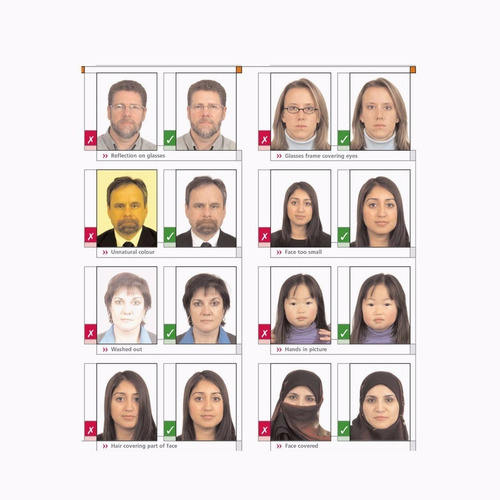 Foto Carnet 26x32 Visa Pasaporte España En El Acto