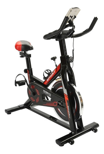 Imagen 3 de 7 de Bicicleta fija Femmto SPIN2000 para spinning negra