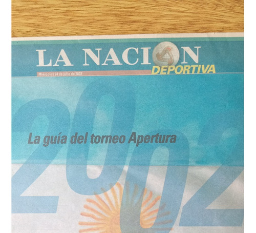 Revista La Nacion Deportiva Guia Apertura 2002 Futbol Local