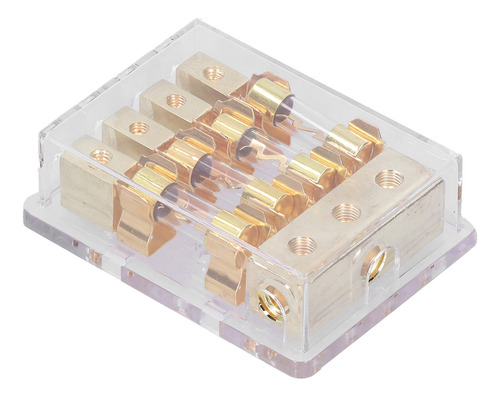 Bloque De Fusibles, 12 V, 60 A, Distribución De 1 Entrada Y