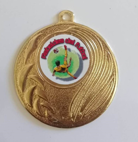 Medalla Futbol De Metal