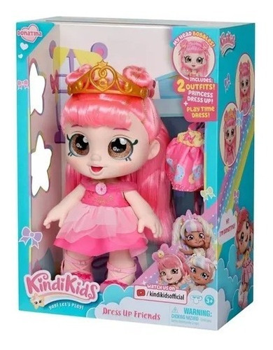 Kindi Kids  Muñeca Visteme Donatina Bandai 