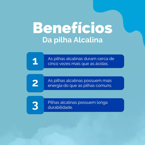 Pilha Aaa Alfacell Alcalina Cilíndrica - Kit De 2 Unidades