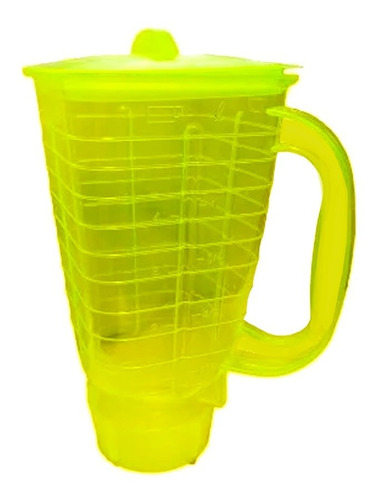 Vasos Para Licuachela, Amarillo Fluorescente  De 1250ml