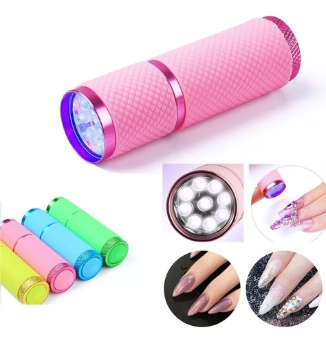 Lampara Uv/led Portátil Mini Para Uñas - Gelish/ Acrílico