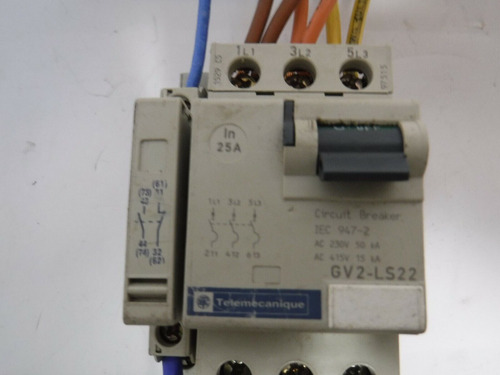 Telemecanique Circuit Breaker Gv2-ls22 Cce
