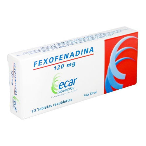 Fexofenadina 120 Mg Tabletas Ecar