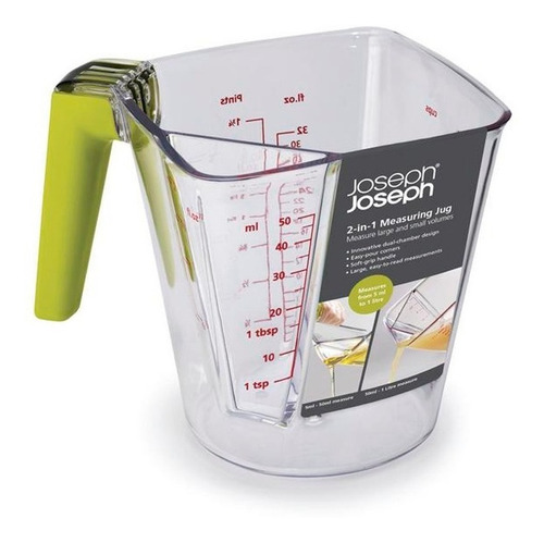 Jarra Medidora Joseph Joseph 2 En 1 Cocina Liquido Litro