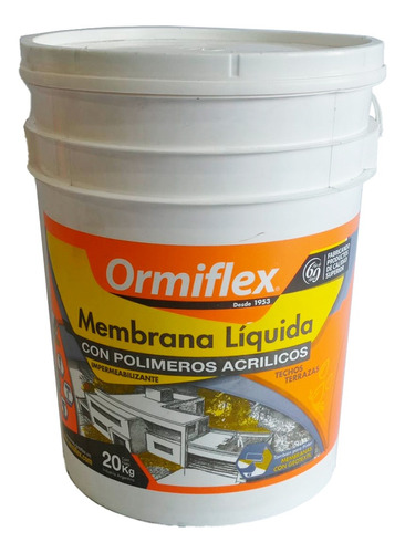 Membrana Líquida Acrílica Ormiflex X 20 Kg