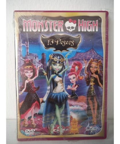Monster High 13 Deseos Dvd
