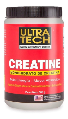 Creatina 500gr Ultra Tech