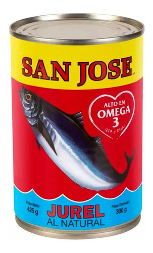 Jurel Al Natural San Jose 425 Gr(3 Unidad)super