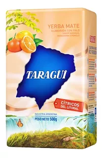 Yerba Mate Taragüi Cítricos Del Litoral 500gr Saborizada