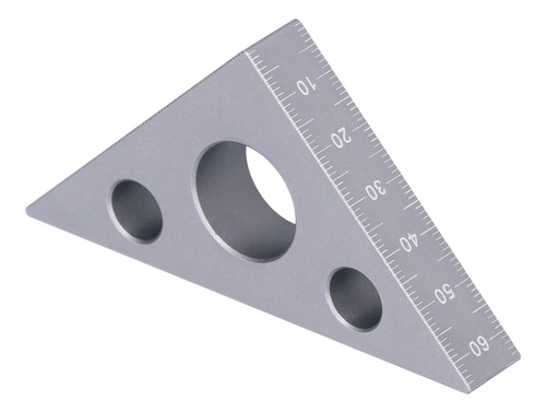 Regla Triangular Para Carpintería, Aleación De Aluminio Engr