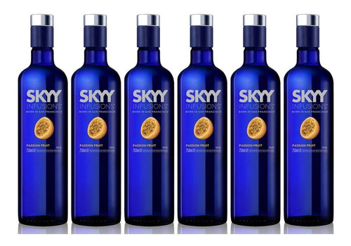 Vodka Skyy Maracuya Passion Fruit 750 Ml X6 - Fullescabio