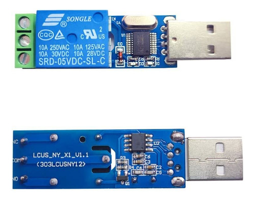 Lcus-1 Dc Modulo Rele Usb Computadora Interruptor Control Pc