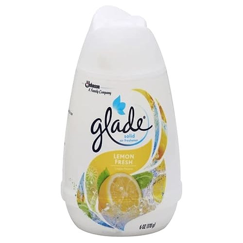 Ambientador Sólido Glade, 6 Oz, Paquete De Limón Fres...