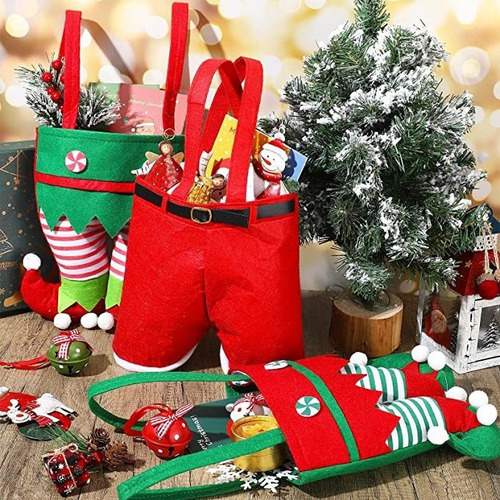 Sdj 6 Piezas De Pantalones, Bolsas De Dulces Y Adornos De