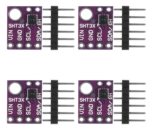 Coliao 4 Unidades Sht31-d Sensor De Temperatura Y Humedad G.
