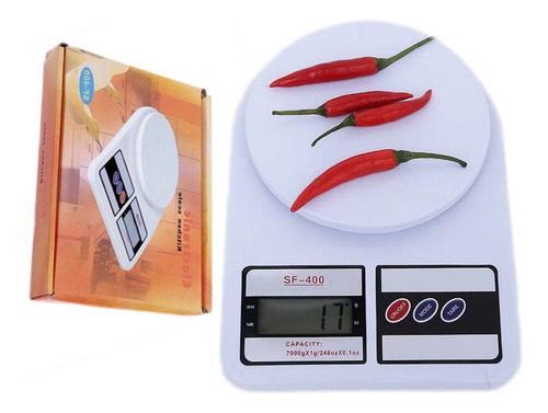 Balanza Pesa Digital Para Cocina Comercio 7kg