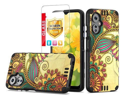 Tjs Compatible Para Boost Mobile Celero 5g Rd Versión) Caso,